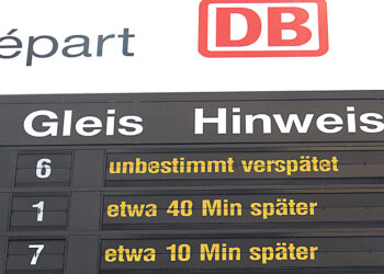 Немецкие железные дороги постоянно опаздывают