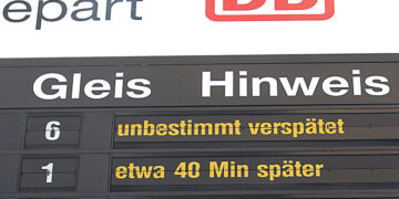 Немецкие железные дороги постоянно опаздывают