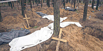 ООН исследует массовые  захоронения под Изюмом