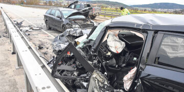 В Германии растёт число автоаварий