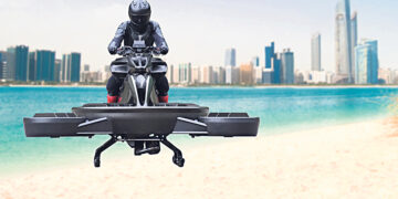 В Абу-Даби появились летающие мотоциклы