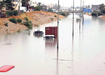 Катастрофическое  наводнение в Ливии