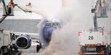 240 миллионов американцев попали в ледяную бурю